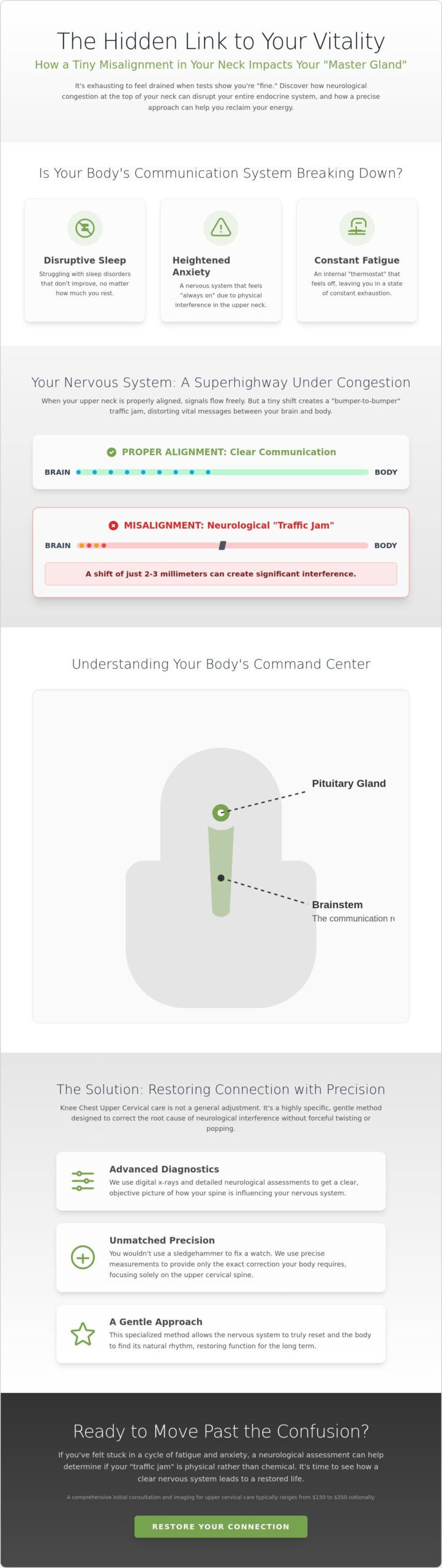 The Connection Between the Pituitary Gland and Upper Cervical Chiropractic in Omaha